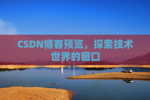 CSDN博客预览，探索技术世界的窗口